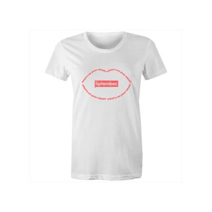 Liptember Womens WOYM White Tee