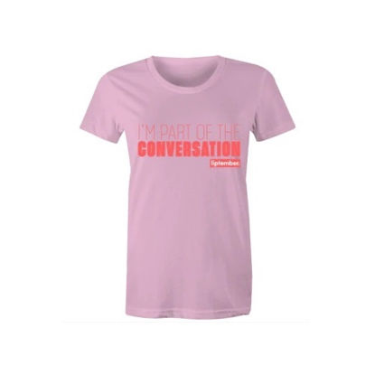 Liptember Womens Supporter Pink Tee